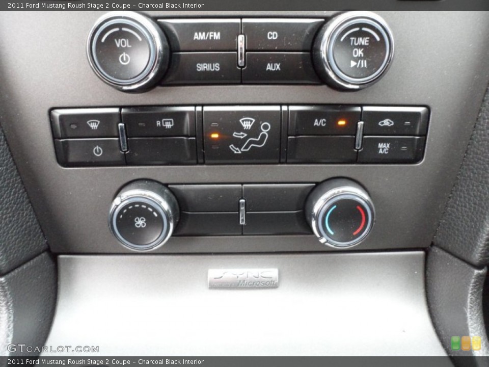 Charcoal Black Interior Controls for the 2011 Ford Mustang Roush Stage 2 Coupe #61641692
