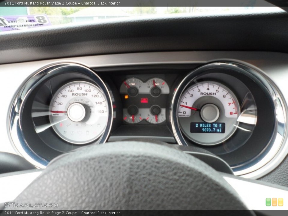 Charcoal Black Interior Gauges for the 2011 Ford Mustang Roush Stage 2 Coupe #61641716