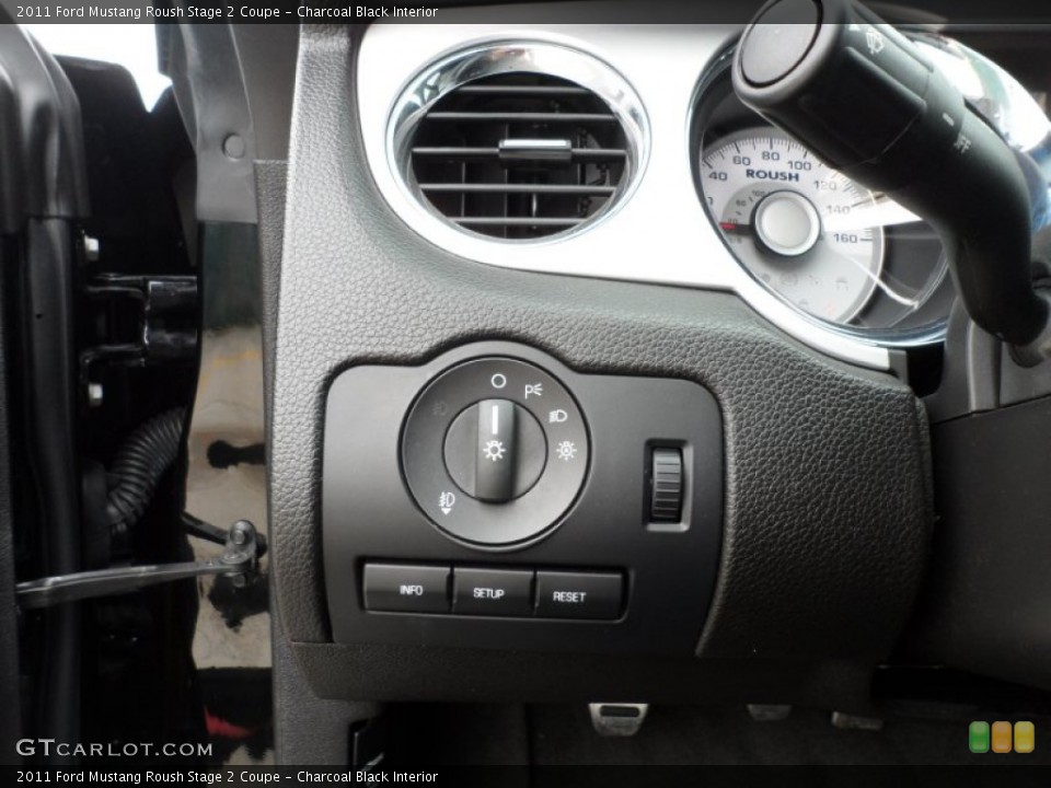 Charcoal Black Interior Controls for the 2011 Ford Mustang Roush Stage 2 Coupe #61641725