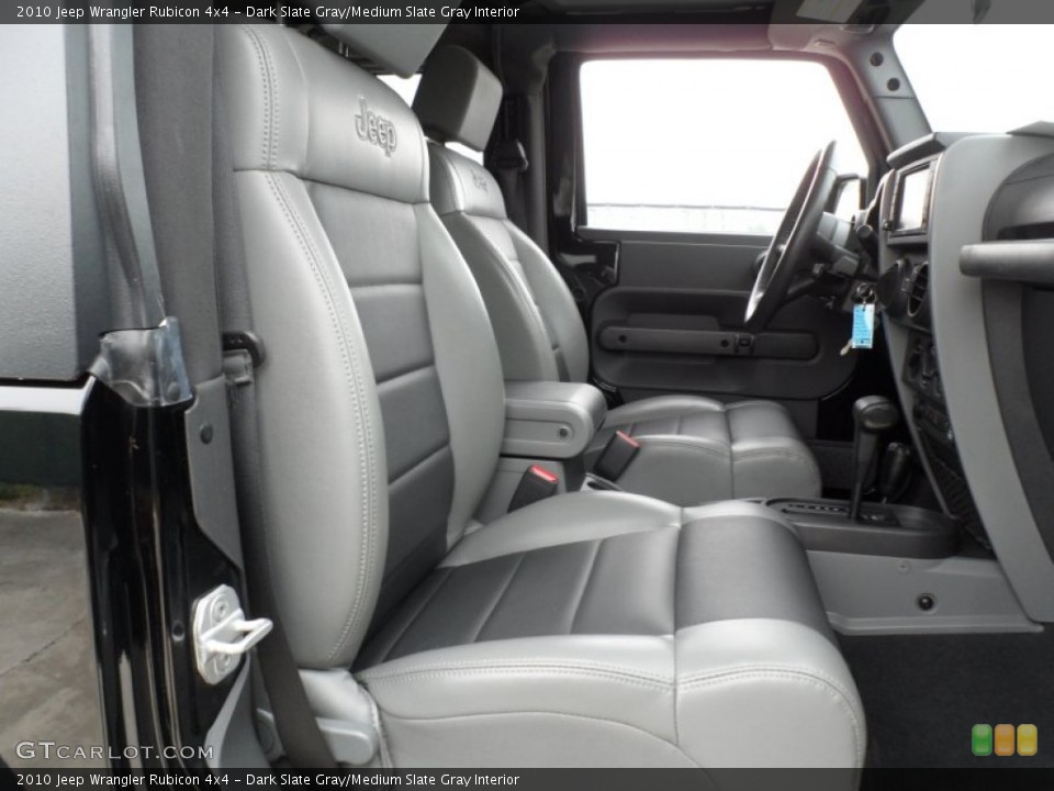 Dark Slate Gray/Medium Slate Gray Interior Photo for the 2010 Jeep Wrangler Rubicon 4x4 #61643090