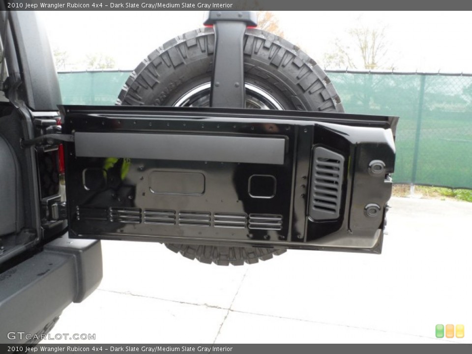 Dark Slate Gray/Medium Slate Gray Interior Door Panel for the 2010 Jeep Wrangler Rubicon 4x4 #61643106