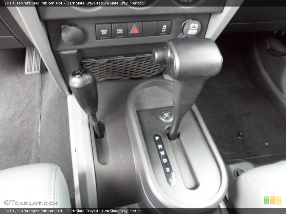 Dark Slate Gray/Medium Slate Gray Interior Transmission for the 2010 Jeep Wrangler Rubicon 4x4 #61643174