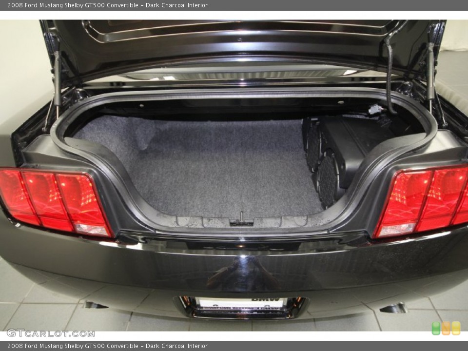 Dark Charcoal Interior Trunk for the 2008 Ford Mustang Shelby GT500 Convertible #61651443