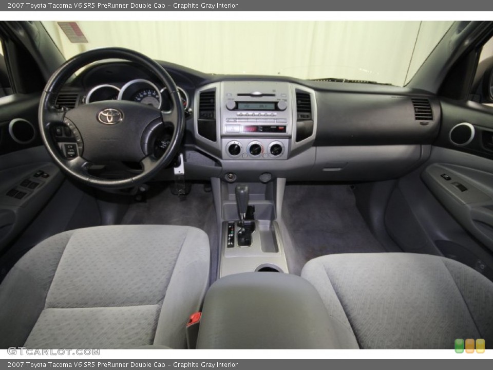 Graphite Gray Interior Dashboard for the 2007 Toyota Tacoma V6 SR5 PreRunner Double Cab #61651597
