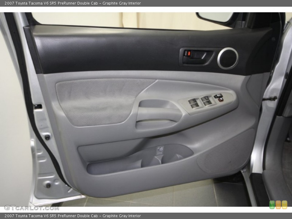 Graphite Gray Interior Door Panel for the 2007 Toyota Tacoma V6 SR5 PreRunner Double Cab #61651693