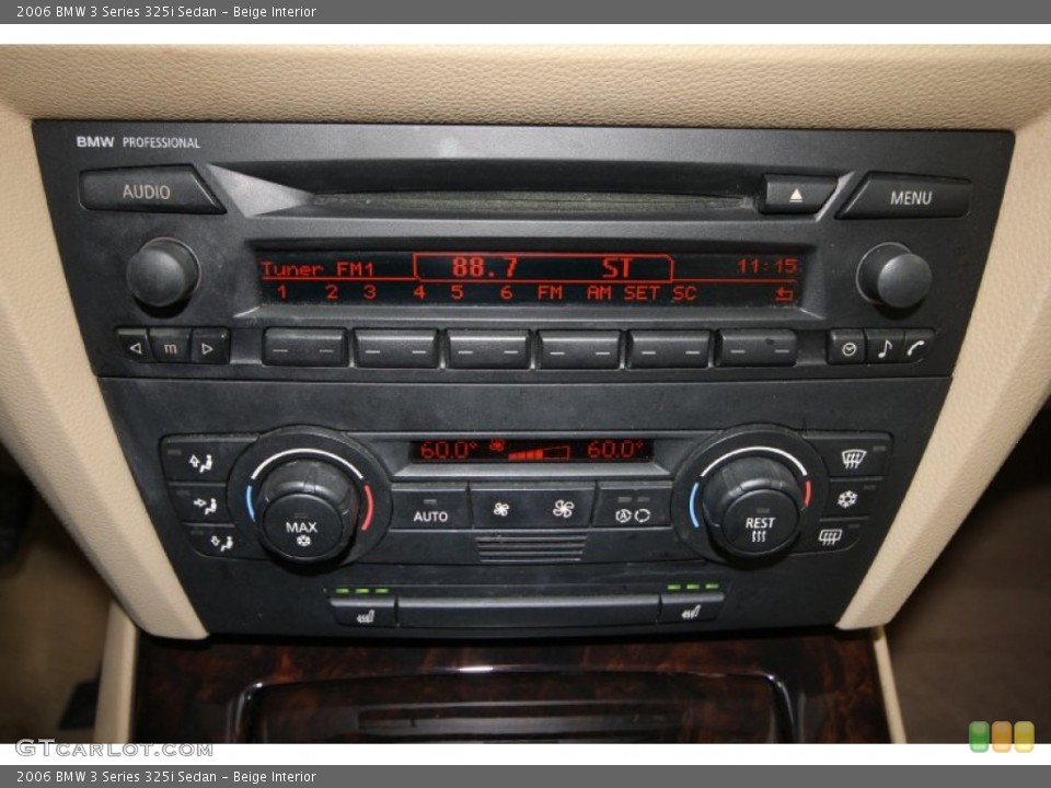 Beige Interior Controls for the 2006 BMW 3 Series 325i Sedan #61652495
