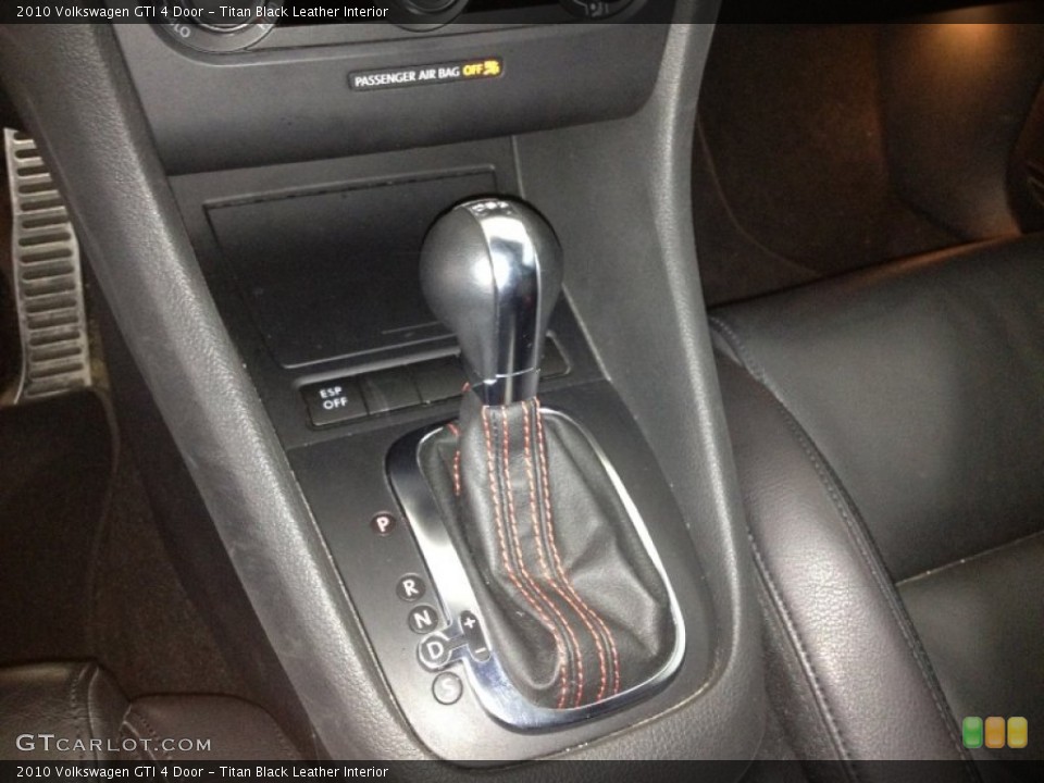 Titan Black Leather Interior Transmission for the 2010 Volkswagen GTI 4 Door #61653569