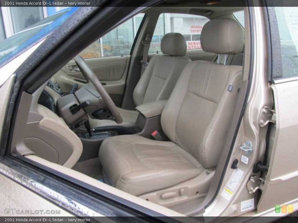 Ivory Interior Photo for the 2001 Honda Accord EX-L Sedan #61654285
