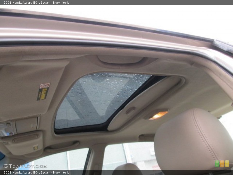 Ivory Interior Sunroof for the 2001 Honda Accord EX-L Sedan #61654294