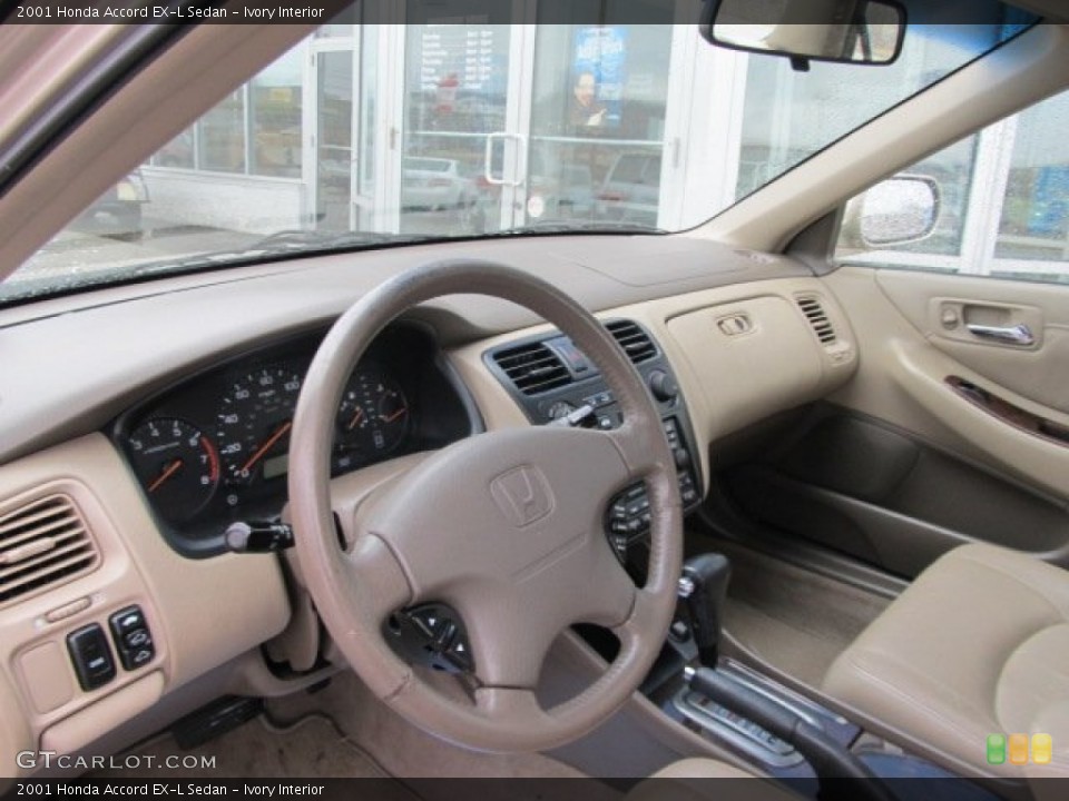 Ivory Interior Photo for the 2001 Honda Accord EX-L Sedan #61654312