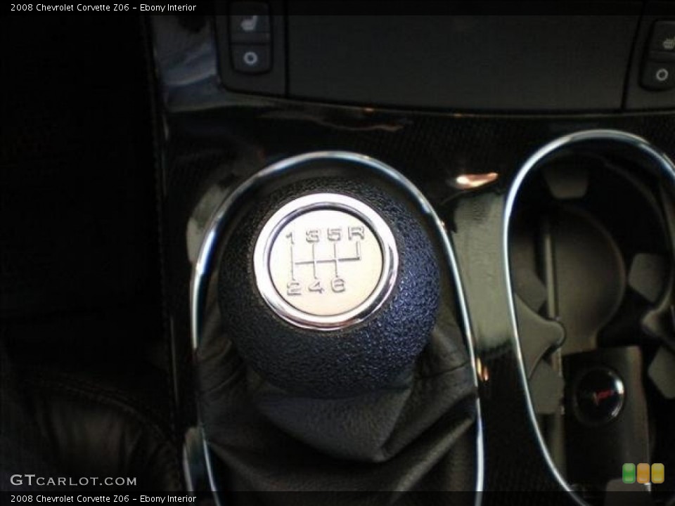 Ebony Interior Transmission for the 2008 Chevrolet Corvette Z06 #61656058