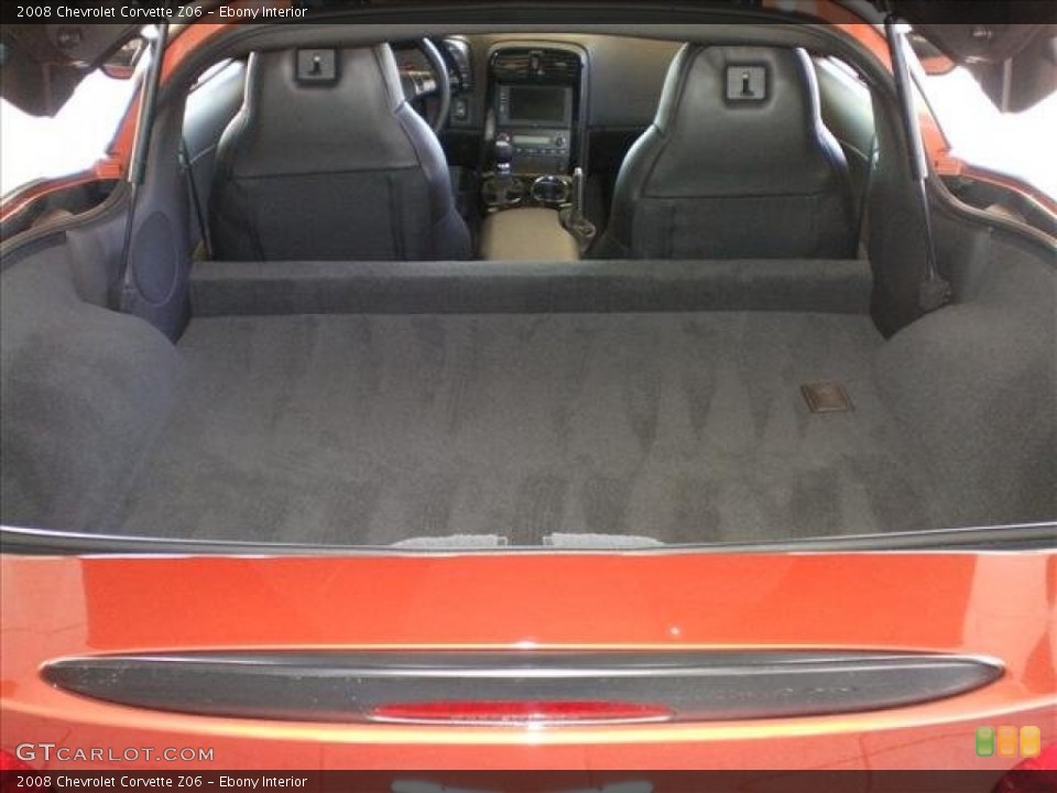 Ebony Interior Trunk for the 2008 Chevrolet Corvette Z06 #61656154