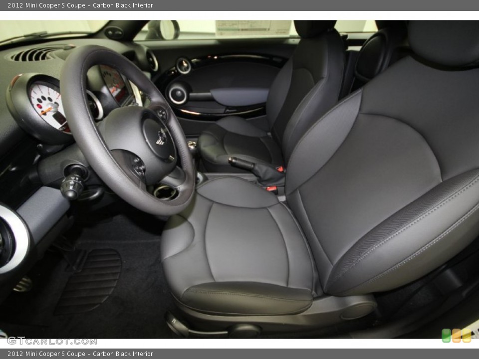 Carbon Black Interior Photo for the 2012 Mini Cooper S Coupe #61656699