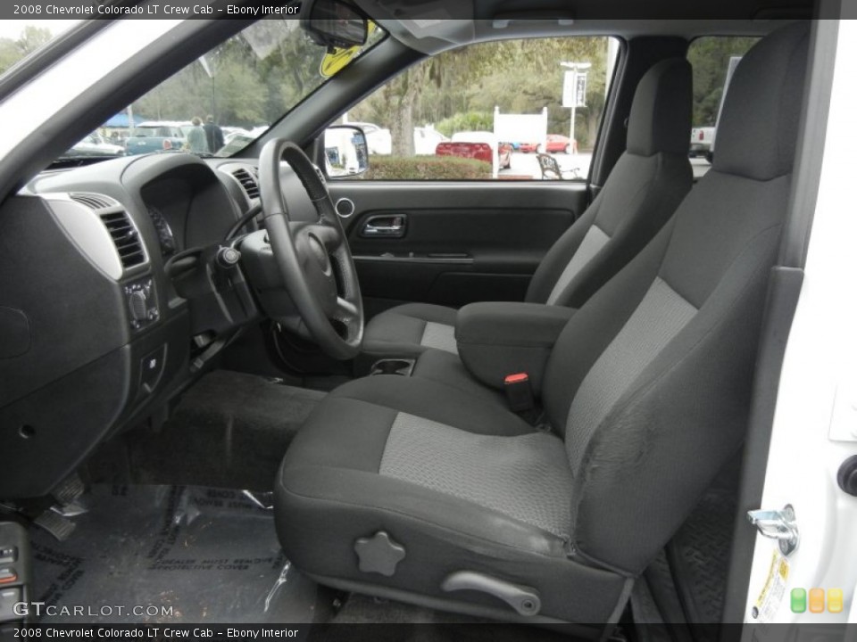 Ebony Interior Photo for the 2008 Chevrolet Colorado LT Crew Cab #61656956