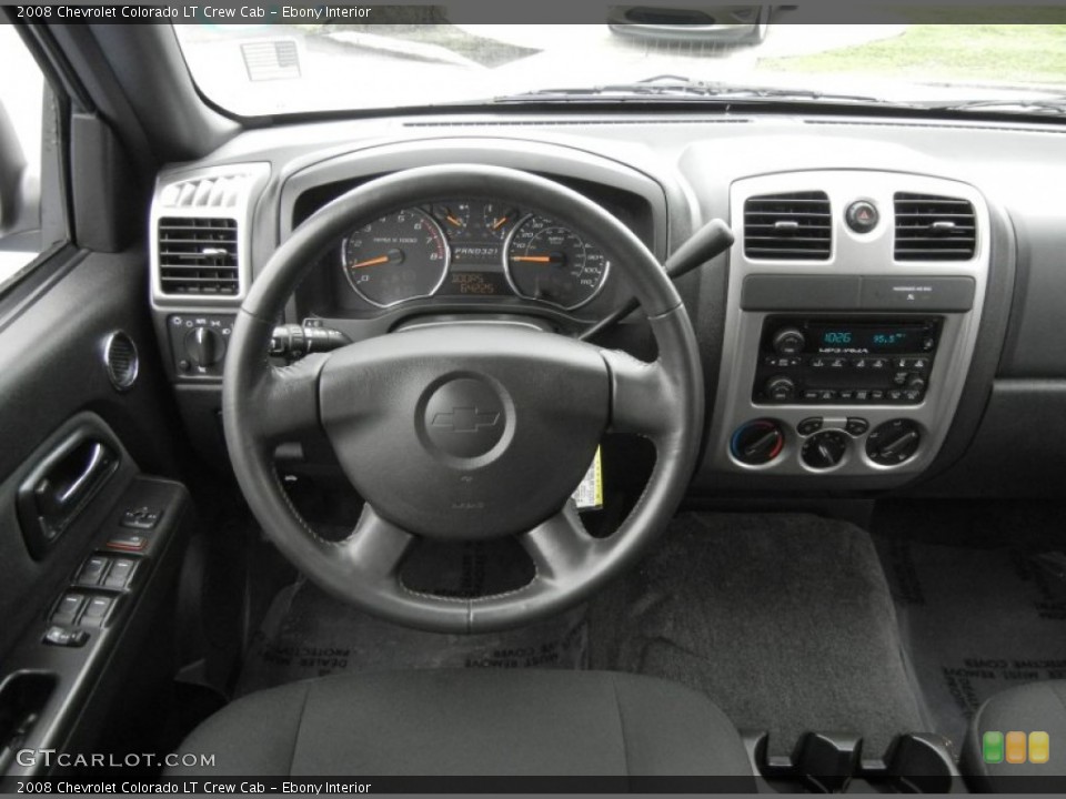 Ebony Interior Dashboard for the 2008 Chevrolet Colorado LT Crew Cab #61657028