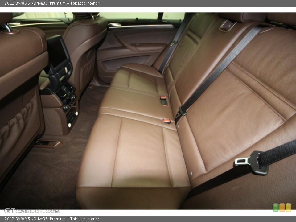 Tobacco Interior Rear Seat for the 2012 BMW X5 xDrive35i Premium #61657618