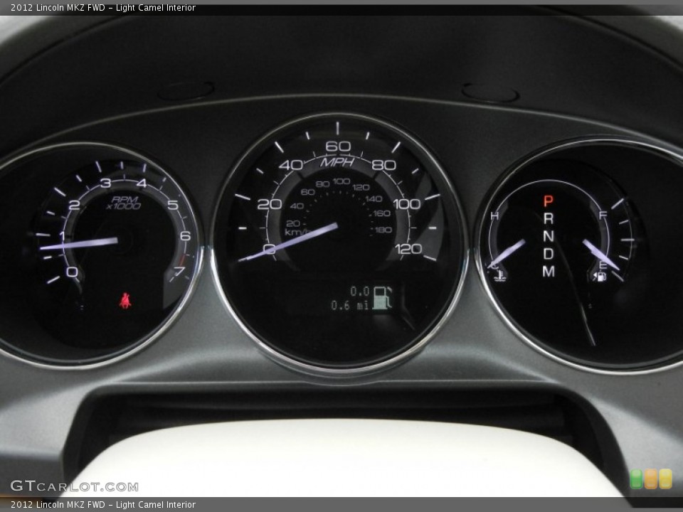 Light Camel Interior Gauges for the 2012 Lincoln MKZ FWD #61658336