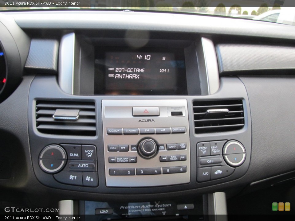 Ebony Interior Controls for the 2011 Acura RDX SH-AWD #61658965