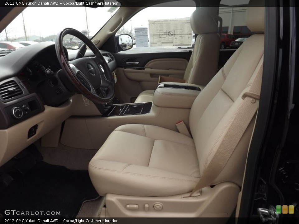 Cocoa/Light Cashmere Interior Photo for the 2012 GMC Yukon Denali AWD #61659973