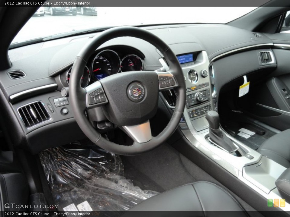 Ebony/Ebony Interior Dashboard for the 2012 Cadillac CTS Coupe #61661332