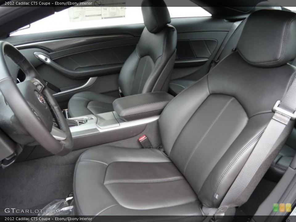 Ebony/Ebony Interior Photo for the 2012 Cadillac CTS Coupe #61661342
