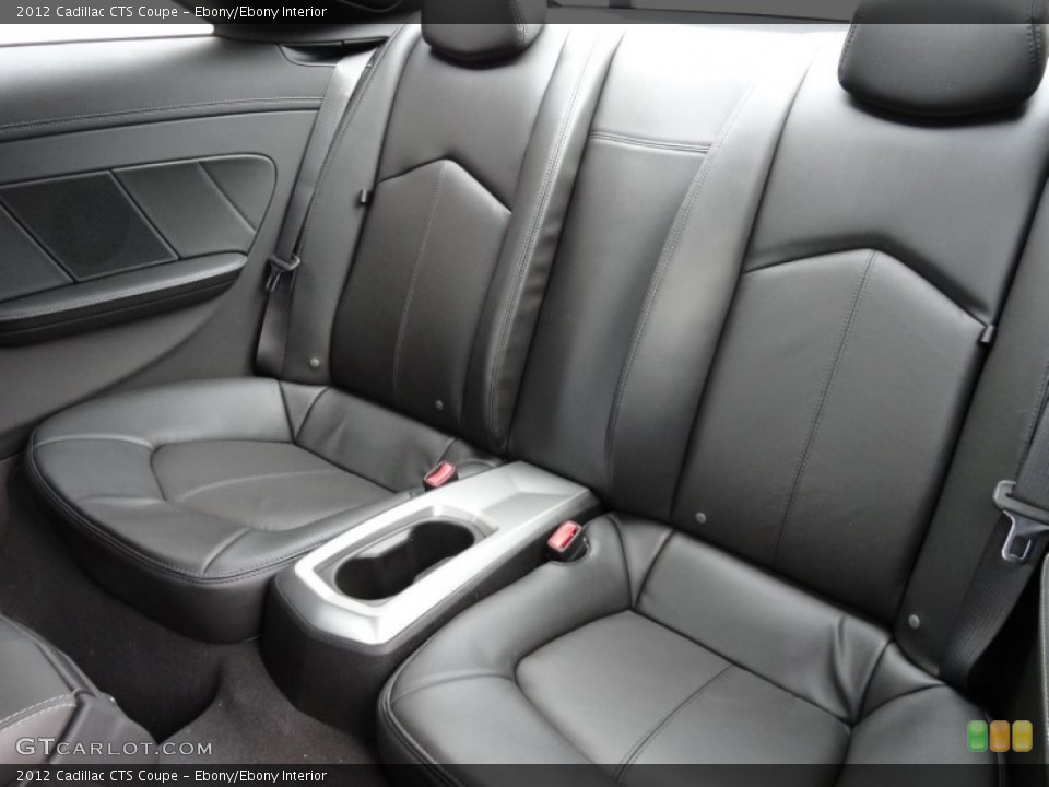 Ebony/Ebony Interior Rear Seat for the 2012 Cadillac CTS Coupe #61661348