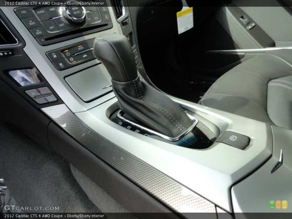 Ebony/Ebony Interior Transmission for the 2012 Cadillac CTS 4 AWD Coupe #61661575