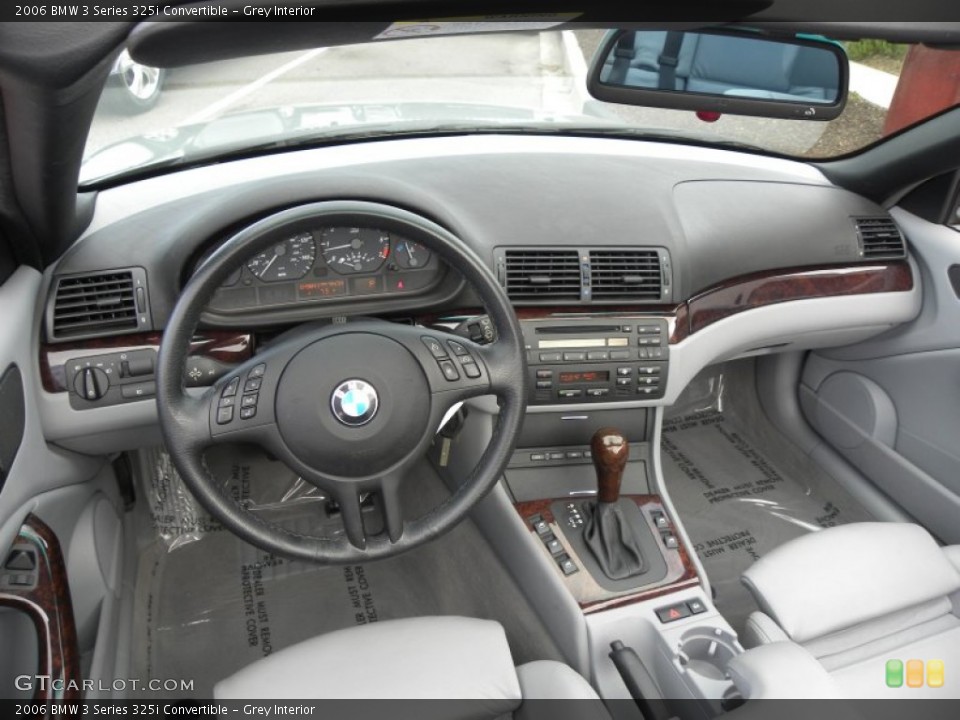 Grey Interior Dashboard for the 2006 BMW 3 Series 325i Convertible #61661599