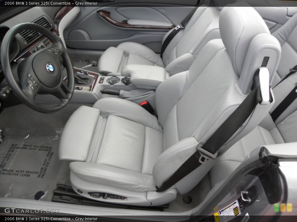 Grey Interior Photo for the 2006 BMW 3 Series 325i Convertible #61661608