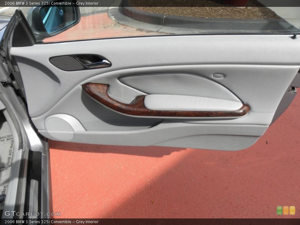 Grey Interior Door Panel for the 2006 BMW 3 Series 325i Convertible #61661631