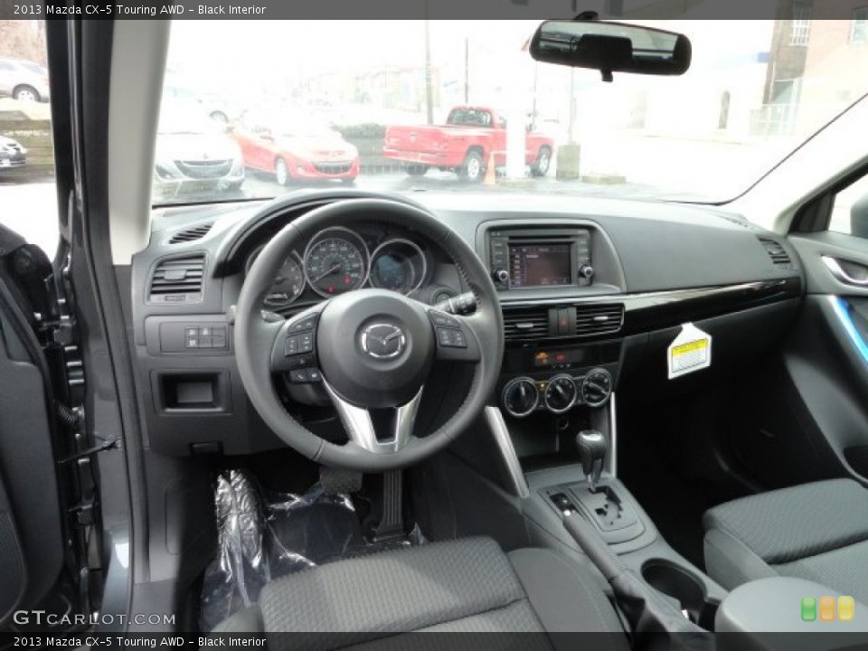 Black Interior Dashboard for the 2013 Mazda CX-5 Touring AWD #61662250