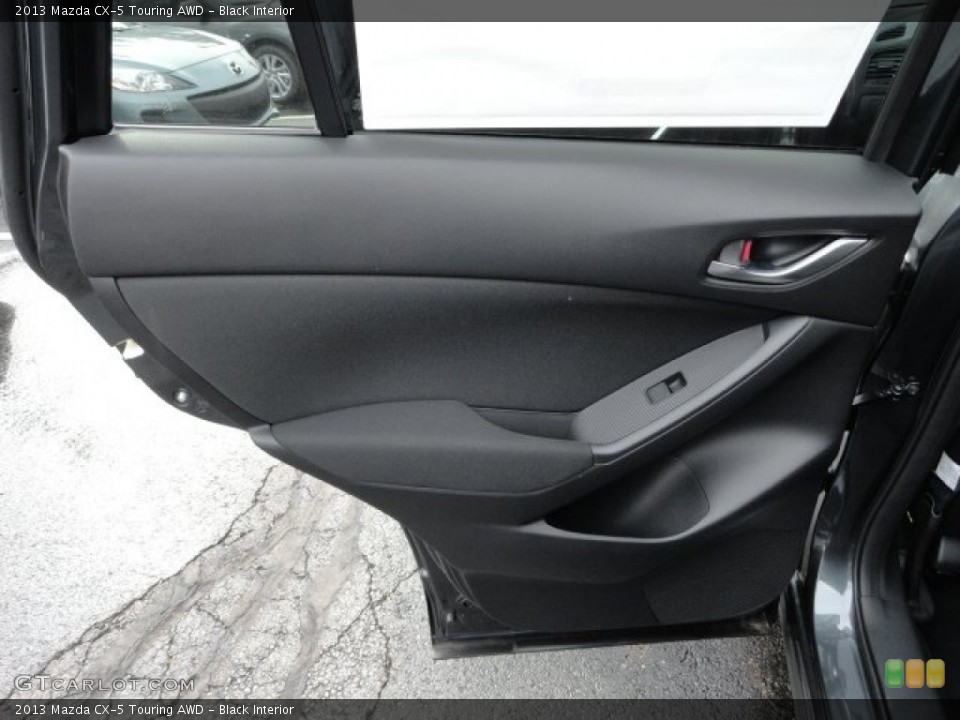 Black Interior Door Panel for the 2013 Mazda CX-5 Touring AWD #61662257