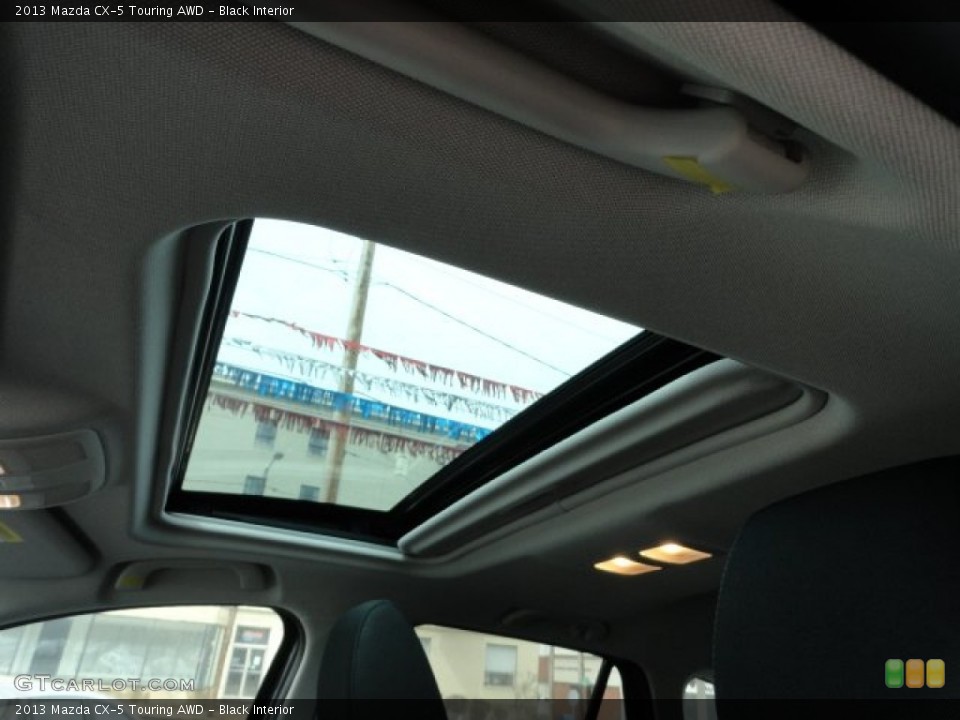 Black Interior Sunroof for the 2013 Mazda CX-5 Touring AWD #61662270