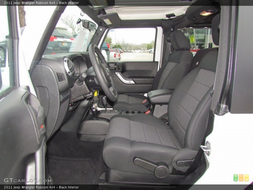 Black Interior Photo for the 2011 Jeep Wrangler Rubicon 4x4 #61665034