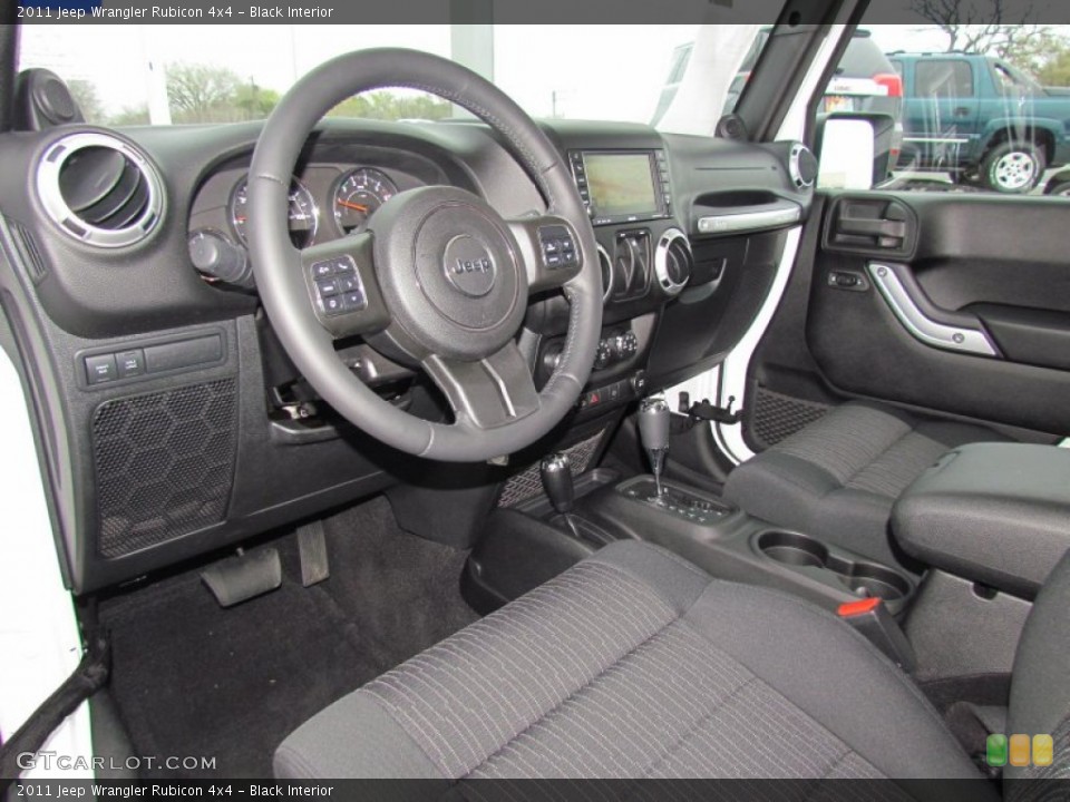 Black Interior Photo for the 2011 Jeep Wrangler Rubicon 4x4 #61665078