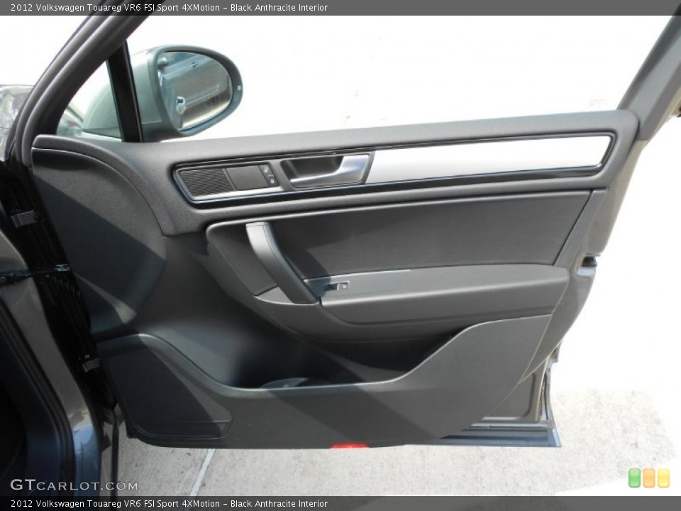 Black Anthracite Interior Door Panel for the 2012 Volkswagen Touareg VR6 FSI Sport 4XMotion #61665229