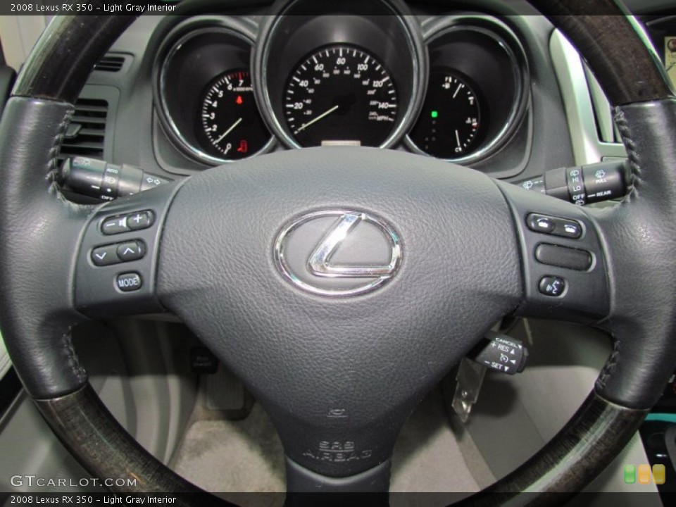 Light Gray Interior Steering Wheel for the 2008 Lexus RX 350 #61665893