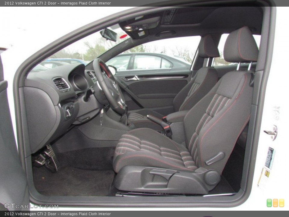 Interlagos Plaid Cloth Interior Photo for the 2012 Volkswagen GTI 2 Door #61668526
