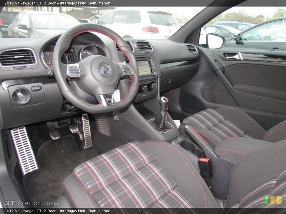 Interlagos Plaid Cloth Interior Photo for the 2012 Volkswagen GTI 2 Door #61668532