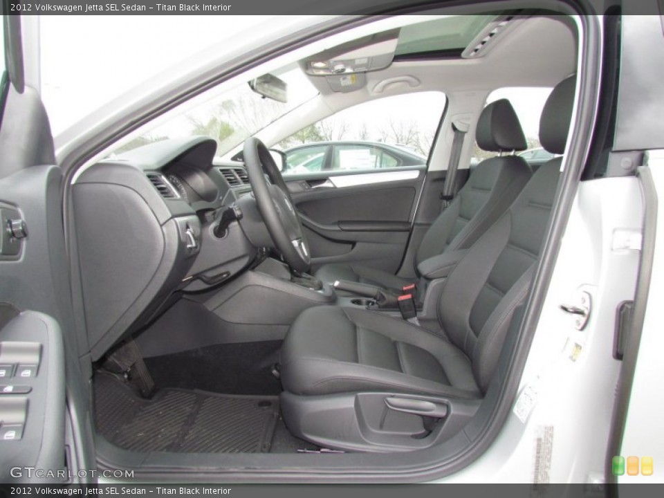 Titan Black Interior Photo for the 2012 Volkswagen Jetta SEL Sedan #61668581