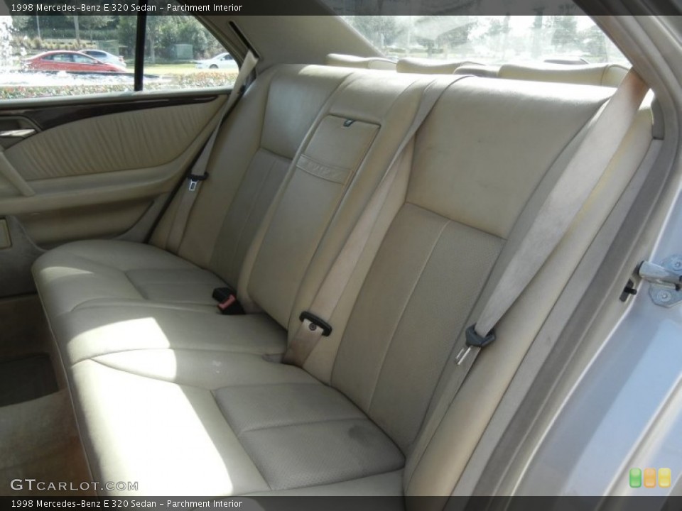 Parchment Interior Rear Seat for the 1998 Mercedes-Benz E 320 Sedan #61669637