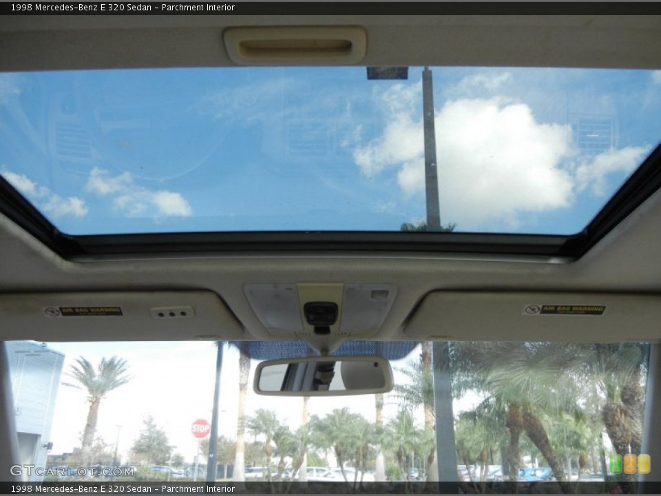 Parchment Interior Sunroof for the 1998 Mercedes-Benz E 320 Sedan #61669662