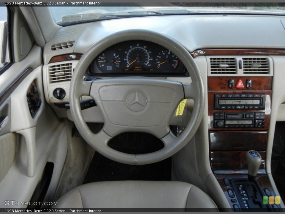 Parchment Interior Steering Wheel for the 1998 Mercedes-Benz E 320 Sedan #61669684