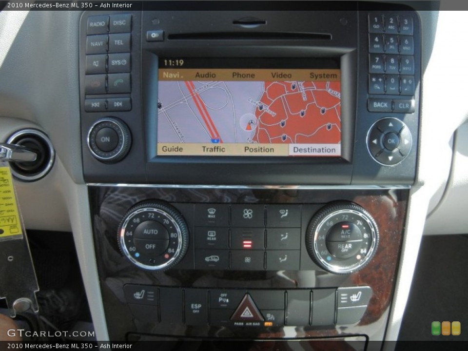Ash Interior Controls for the 2010 Mercedes-Benz ML 350 #61669980