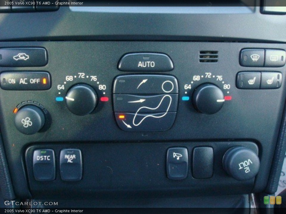 Graphite Interior Controls for the 2005 Volvo XC90 T6 AWD #61671012