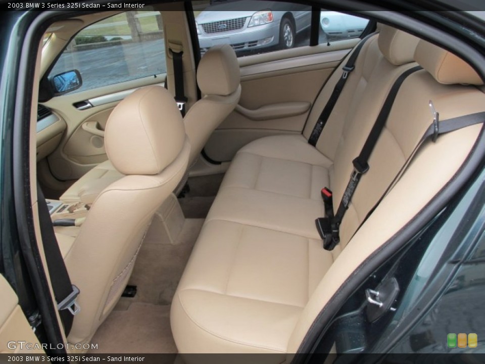 Sand Interior Rear Seat for the 2003 BMW 3 Series 325i Sedan #61673265