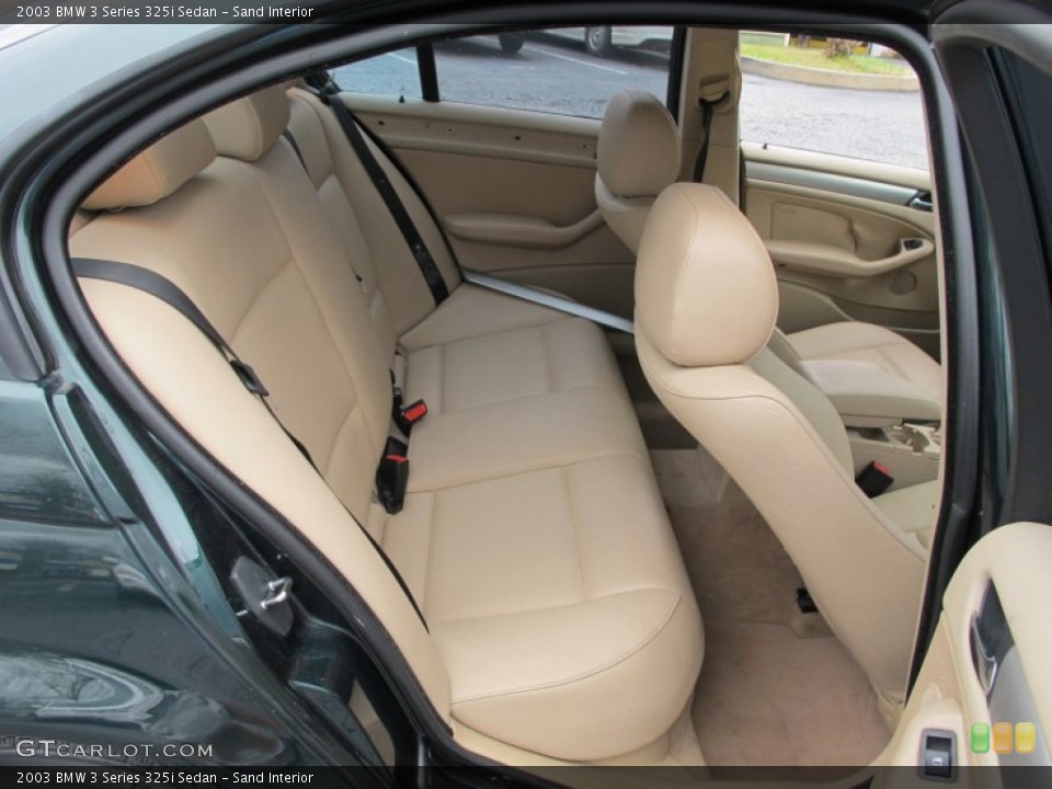 Sand Interior Rear Seat for the 2003 BMW 3 Series 325i Sedan #61673278