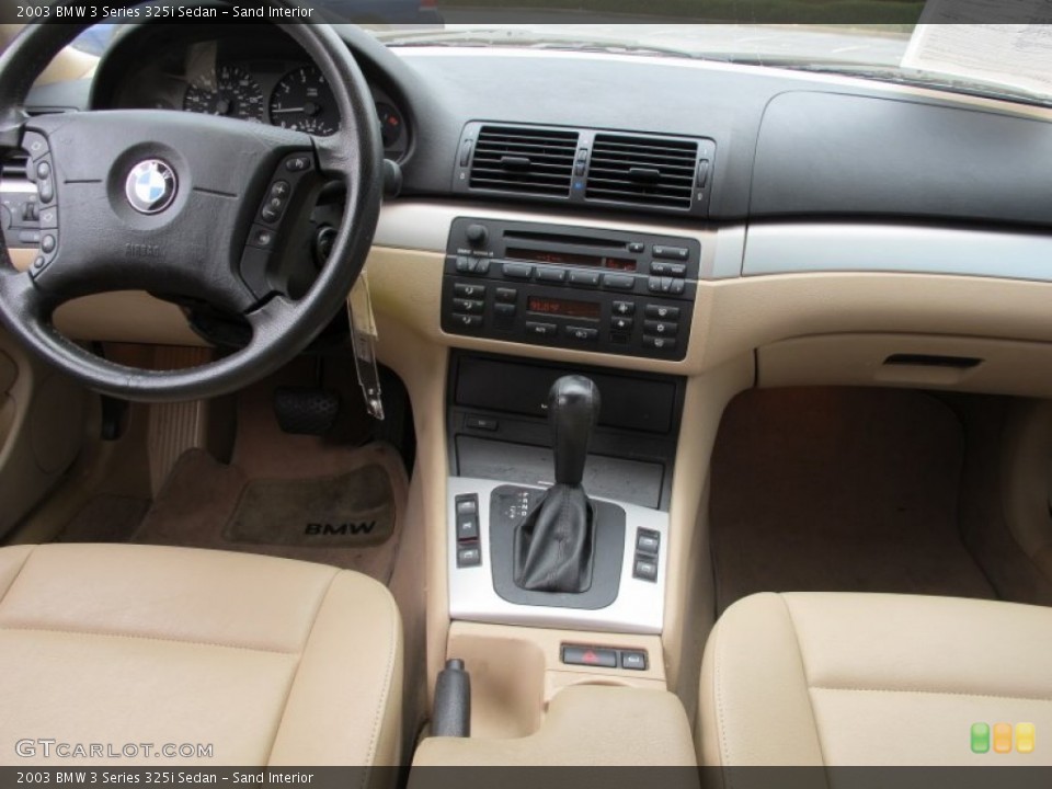 Sand Interior Dashboard for the 2003 BMW 3 Series 325i Sedan #61673294