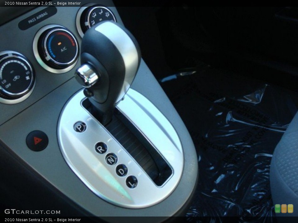 Beige Interior Transmission for the 2010 Nissan Sentra 2.0 SL #61673395