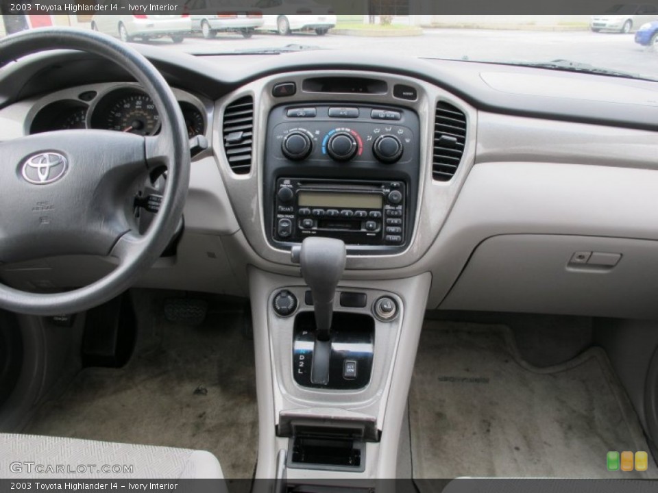 Ivory Interior Dashboard for the 2003 Toyota Highlander I4 #61673566